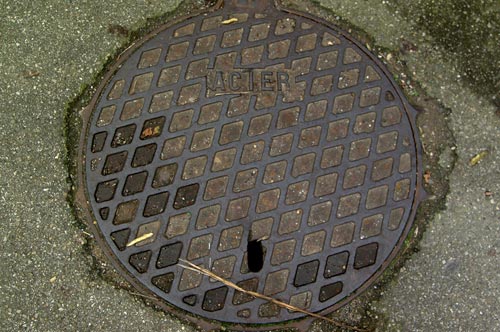 Plaque d egout