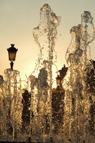 Fontaine de cristal